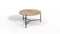 okragly_stolik_kawowy_salonu_drewnianym_debowym_blatem_metalowa_czarna_konstrukcja.webp