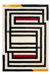 Dywan MAZE BLACK 160x230 do sypialni