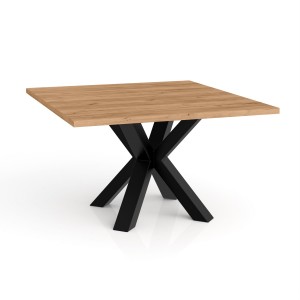 Stolik kawowy kwadratowy do salonu Norway 60x60, 80x80, 90x90cm w kolorach dąb craft złoty, hikora, kaszmir i inne