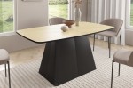 Stół LARDO – nowoczesny rozkładany stół do jadalni z designerską podstawą