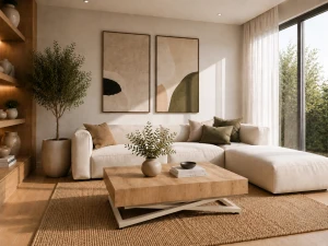 Nowoczesny Ławostół SUN 120x80 PREMIUM, rozkładany do 200 cm,  regulowana wysokość | Kaszmir, dąb i inne kolory
