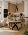 stol_rozkladany_okragly_metalowy_fi-100_120_cm_czarny_bialy_debowy_dab_craft_zloty_hikora_artisan_halifax.webp
